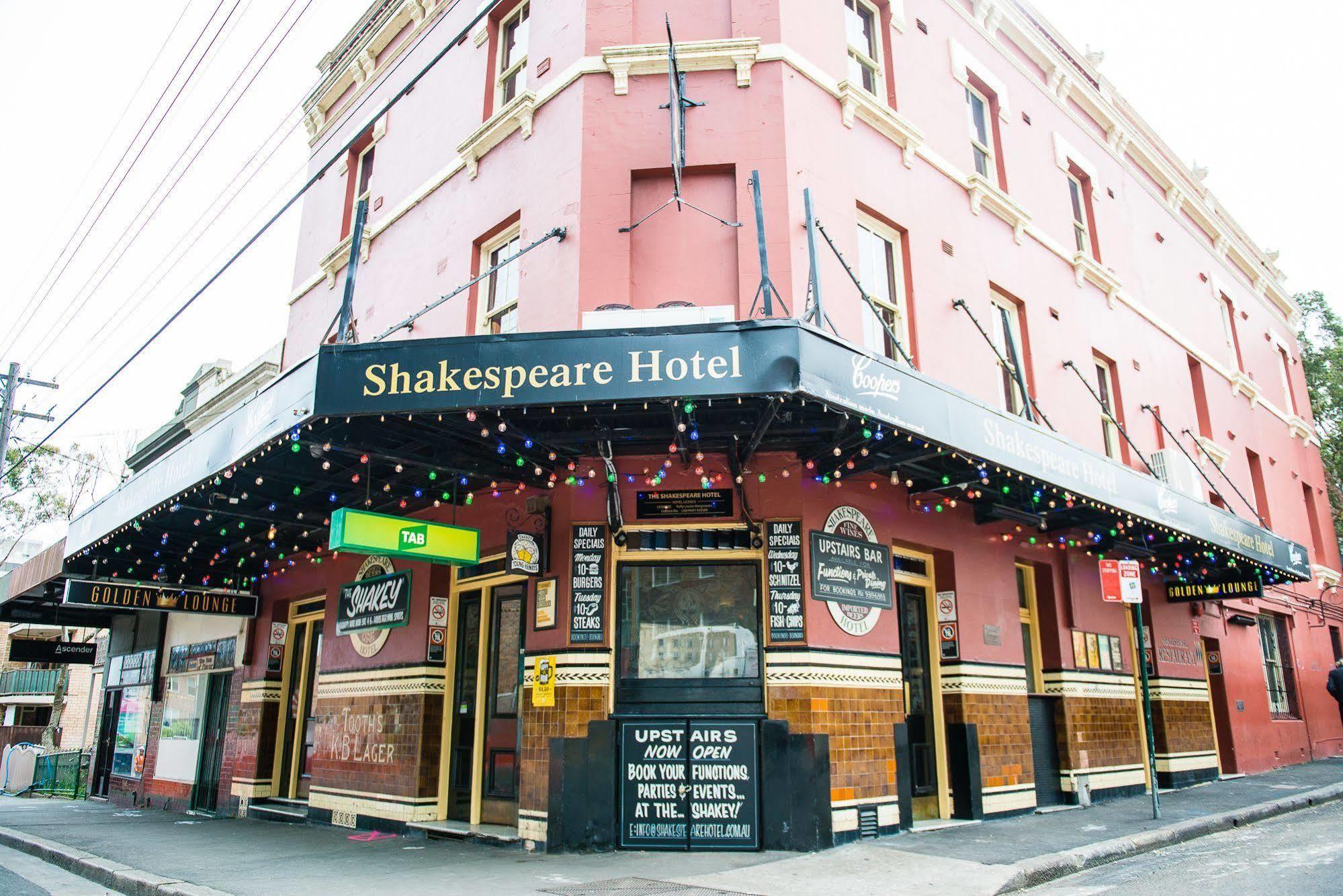 Shakespeare Hotel Surry Hills Bagian luar foto